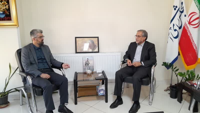 دیدار معاون توسعه فناوری پارک فاوا با نماینده مردم شهرستا‌ن‌های سمنان، مهدیشهر و سرخه در مجلس شورای اسلامی